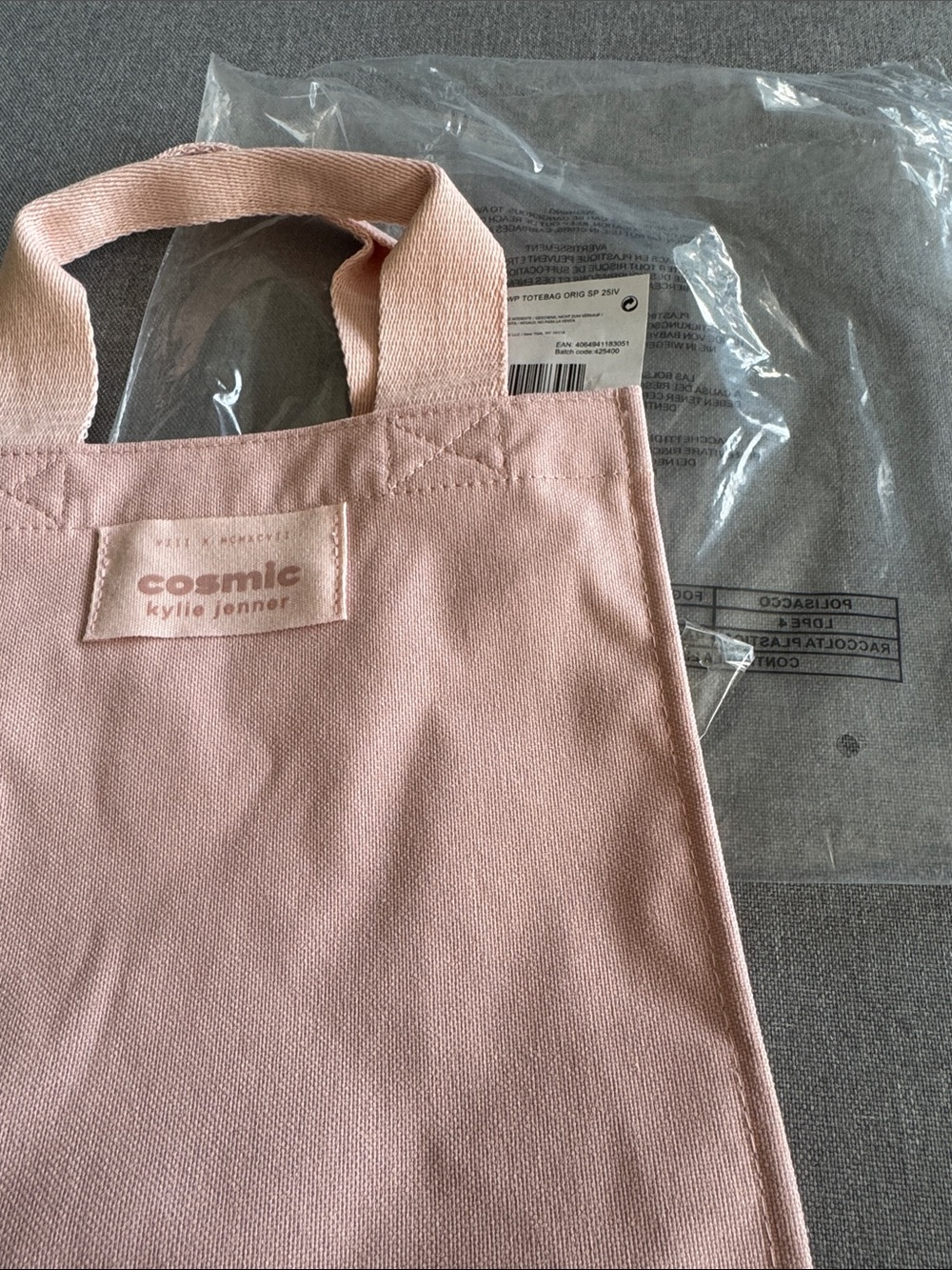 Cosmic by Kylie Jenner Blush Pink Canvas Tote - Picture 5 of 5